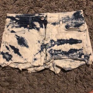 No Boundries Acid Washed Jeans Shorts